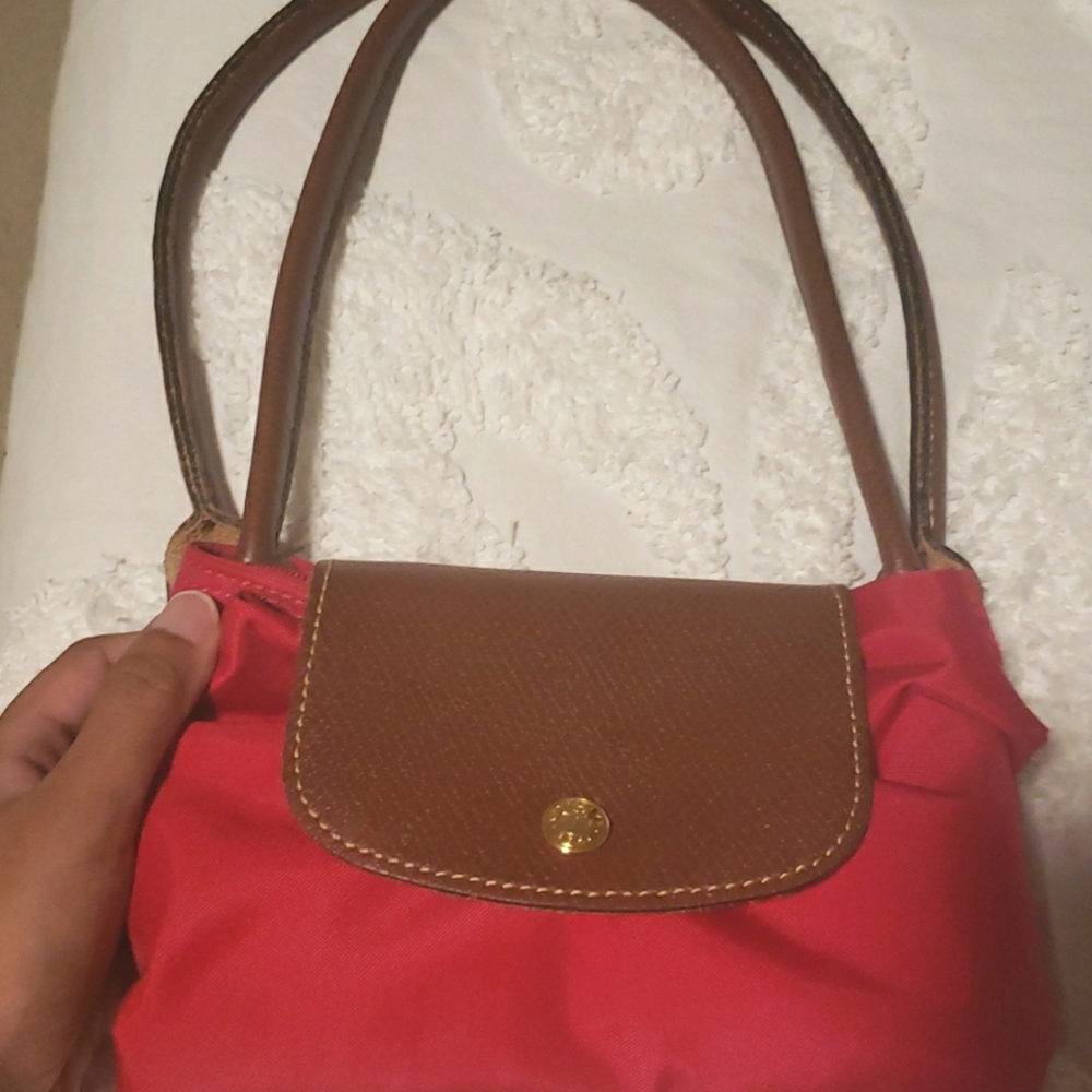 Small longchamp le pliage bag